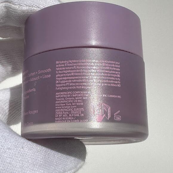 Laneige Lip Sleeping Mask Taro Bubble Tea Lip Balm Lavender BNIB 20g/0.70 oz - Picture 12 of 16
